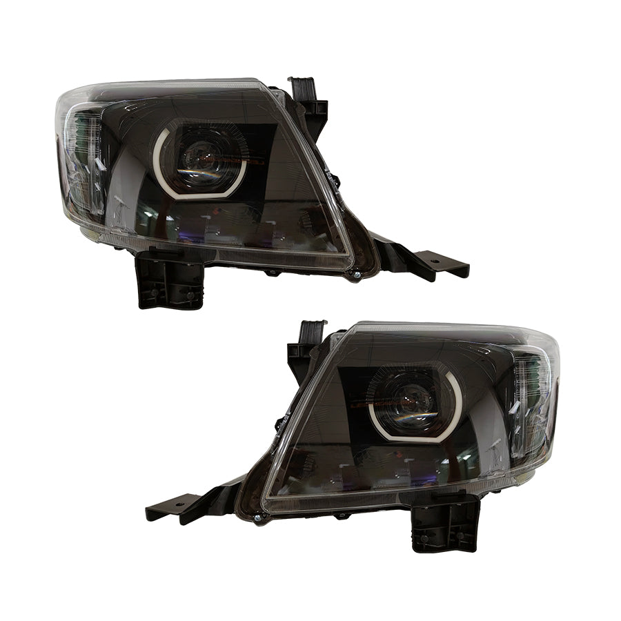 Toyota Hilux N70 BI-LED Projector Head Lights - Angry Eye