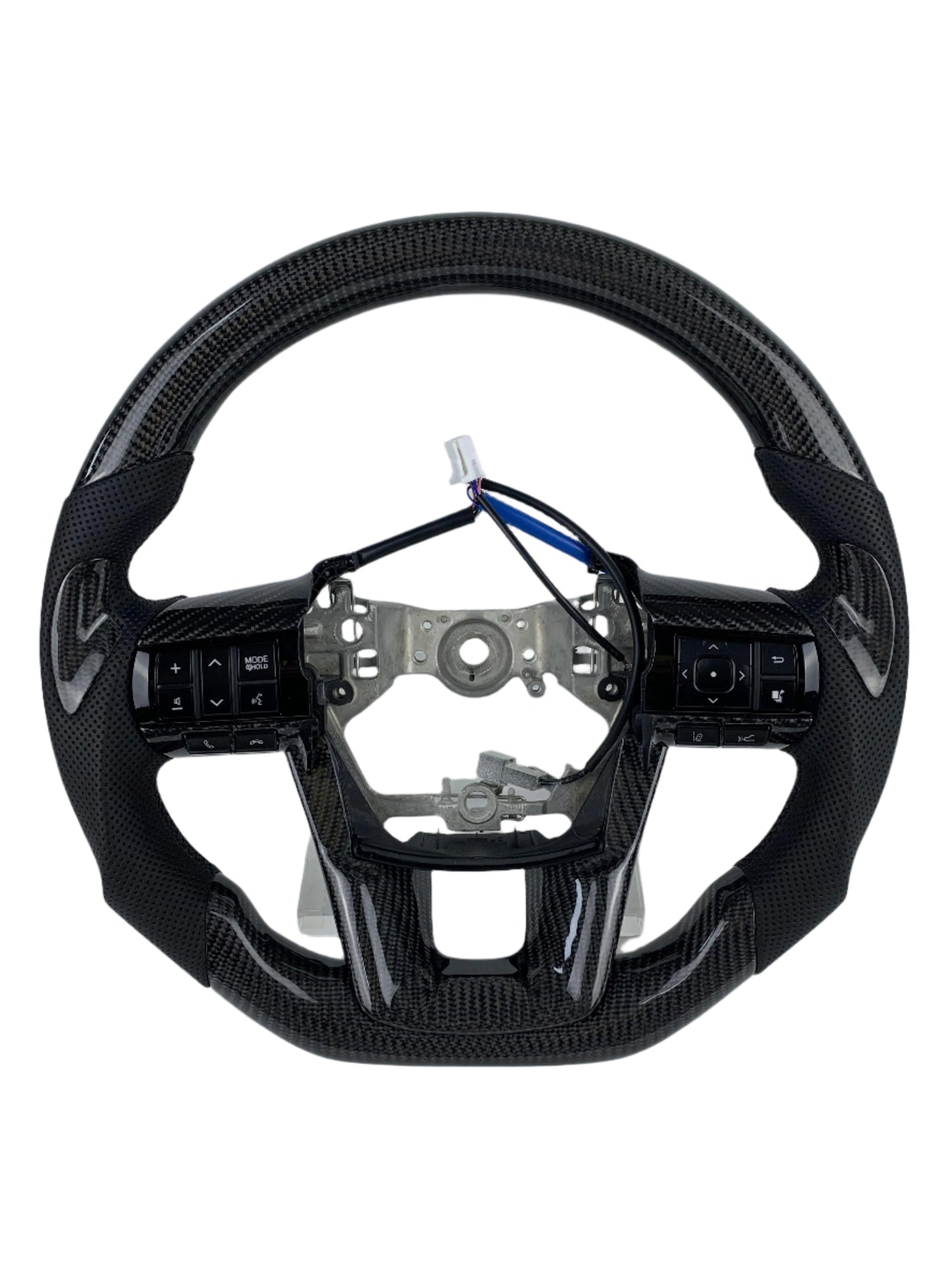Hydro Dip Carbon Fibre Steering Wheel Core With Buttons – For Toyota Hilux N80