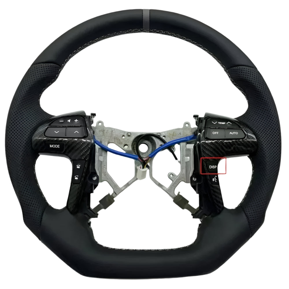 Carbon Fibre/Black Steering Wheel to Suit Toyota Hilux N70 Facelift (2011-2015)