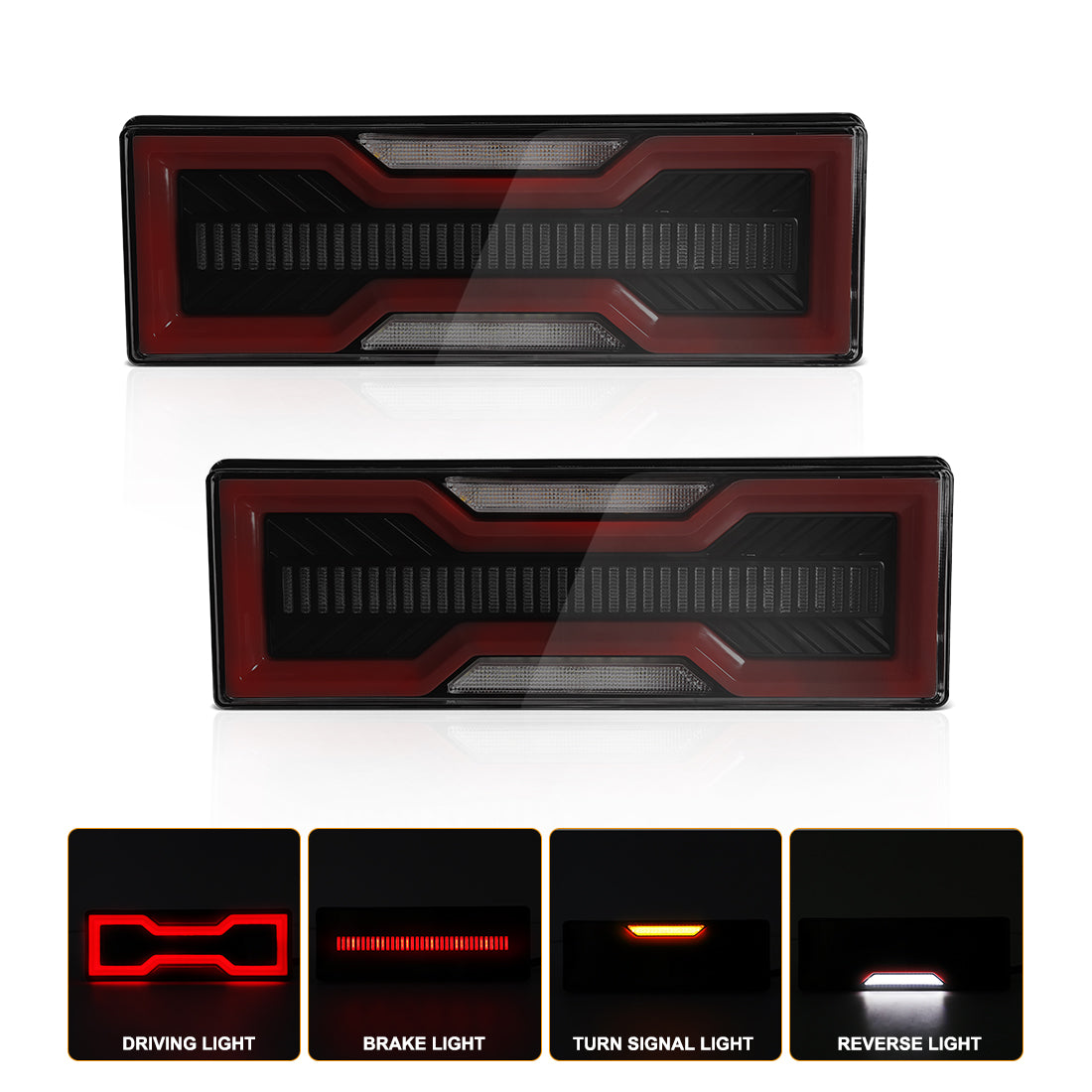 Toyota Land Cruiser 75 79 Series & Hilux Tray Tail Lights