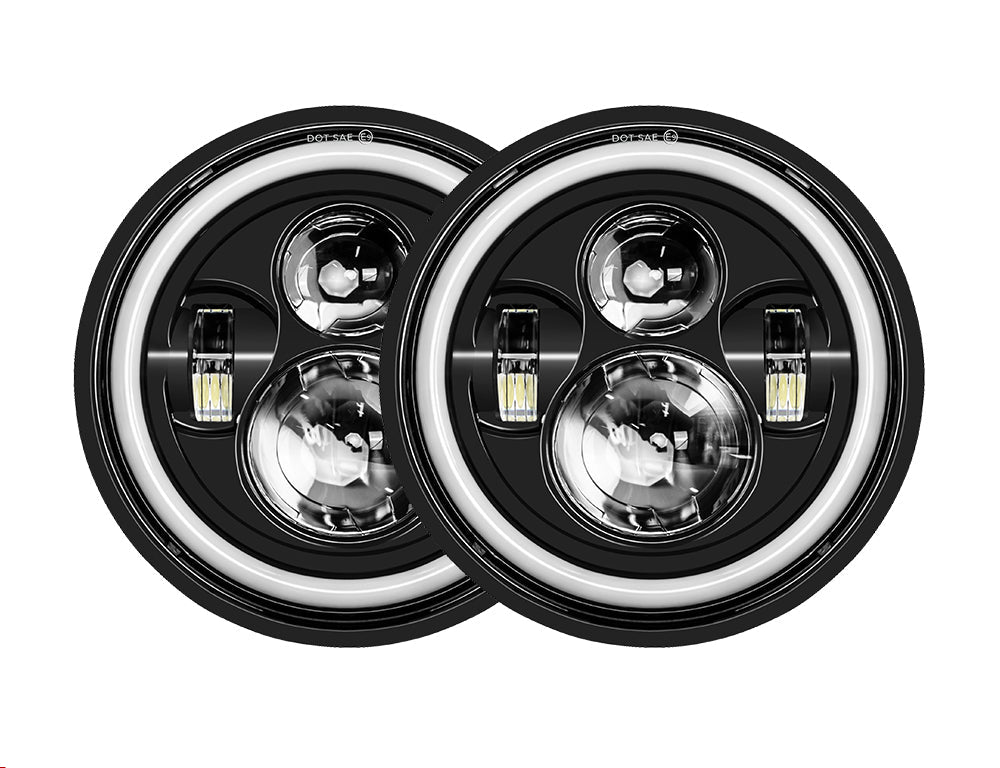 Nissan Safari GQ / Patrol Y60 7" Halo LED Headlights