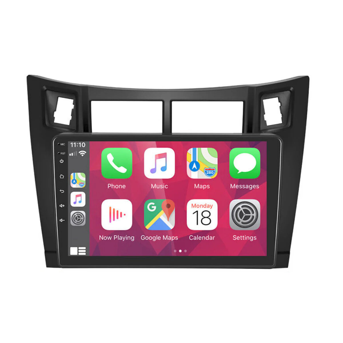 Toyota Vitz/Platz/Yaris 2005-2012 Apple CarPlay and Android Auto Head unit