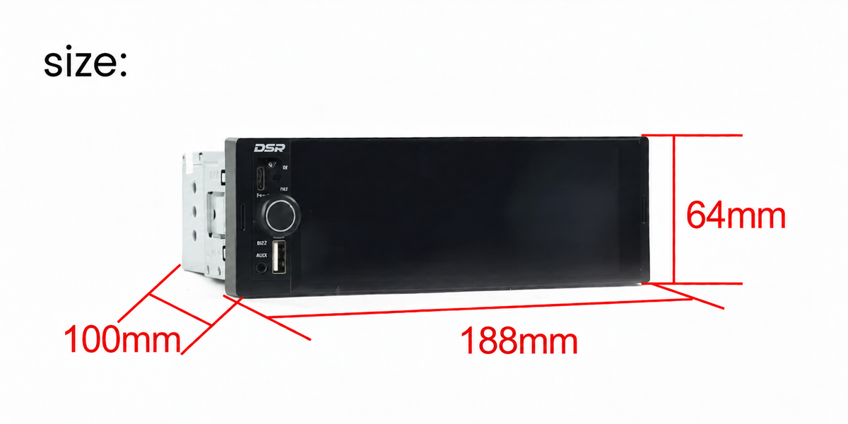 Single Din Universal DSR Head Unit