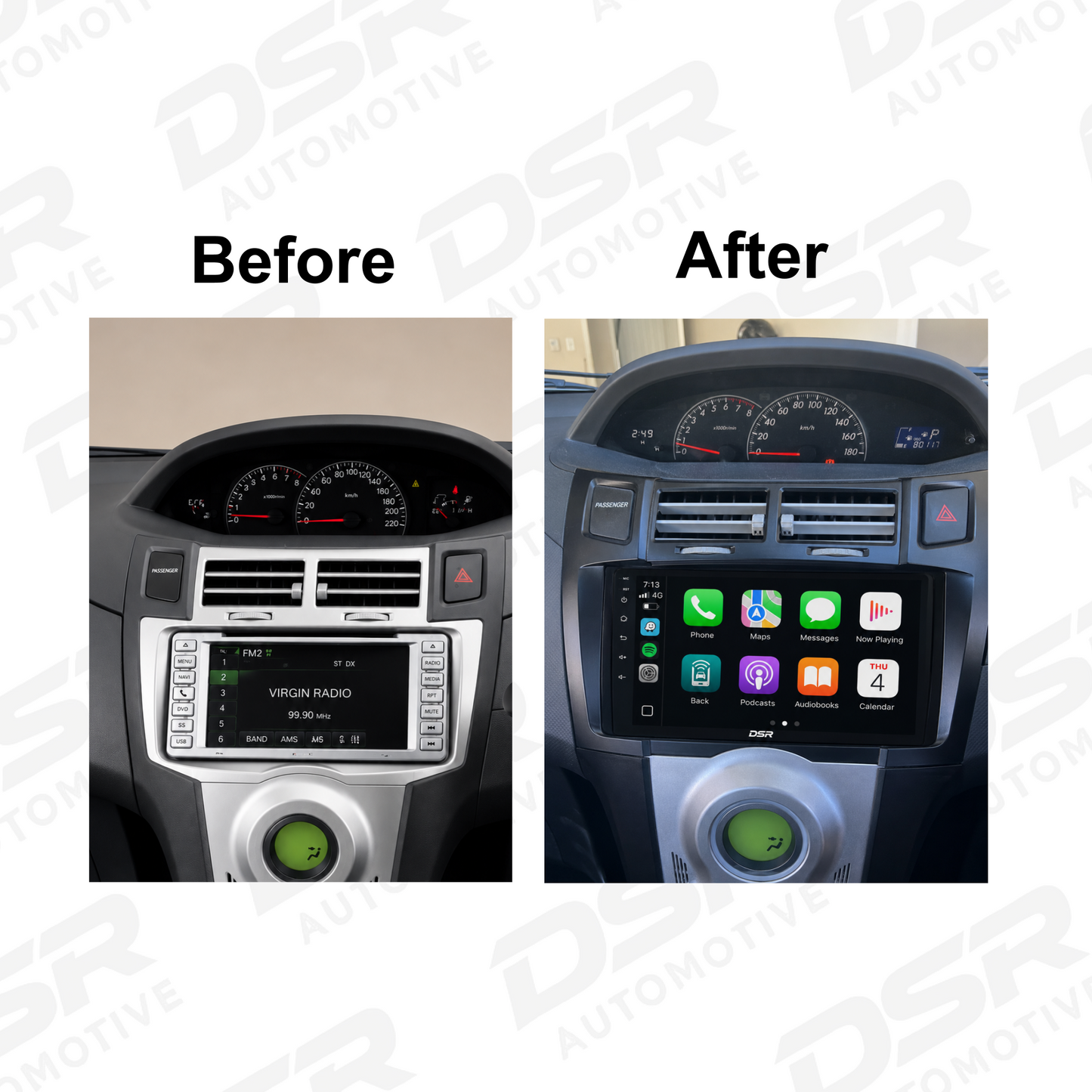 Toyota Vitz/Platz/Yaris 2005-2012  DSR Head Unit