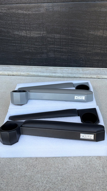 70 Series Land Cruiser Armrest Cup Holders (Front Driver + Passenger)