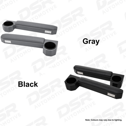 70 Series Land Cruiser Armrest Cup Holders (Front Driver + Passenger)