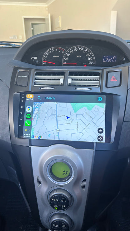 Toyota Vitz/Platz/Yaris 2005-2012 Apple CarPlay and Android Auto Head unit