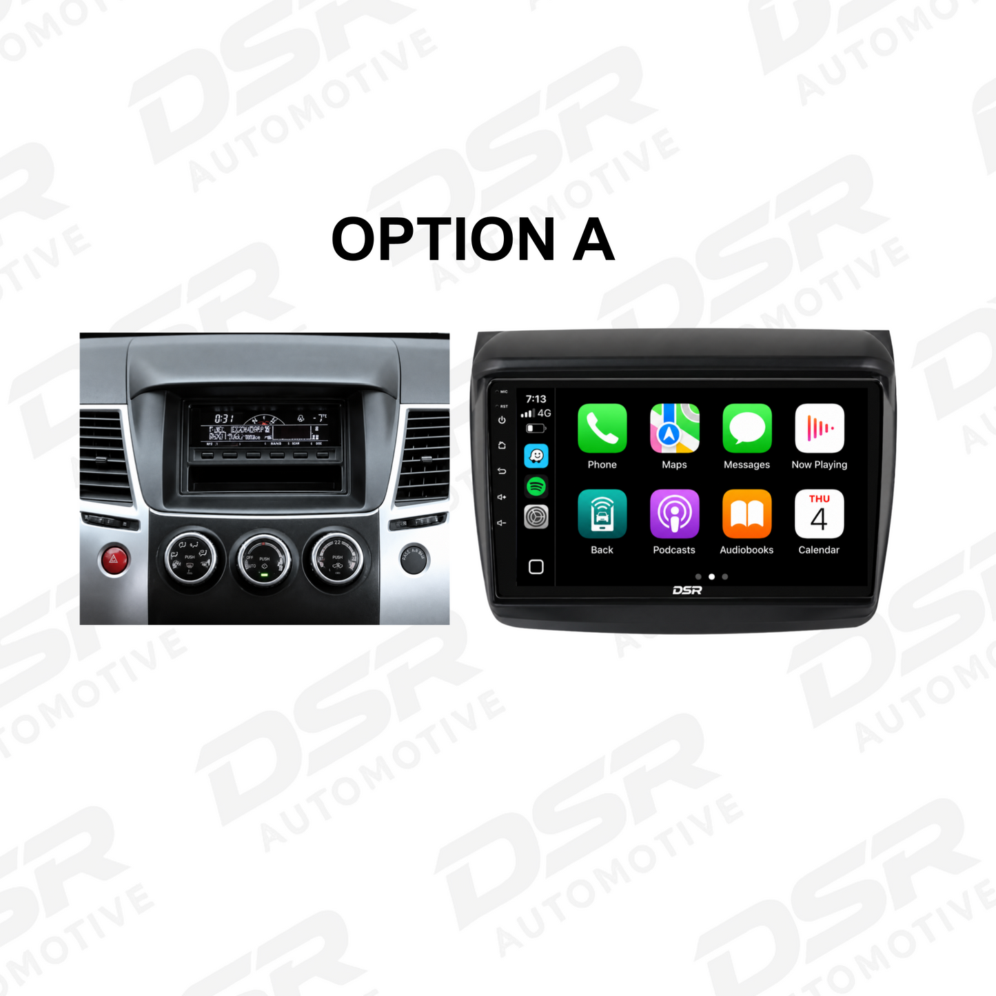 Mitsubishi Triton 2007-2015 DSR Head Unit