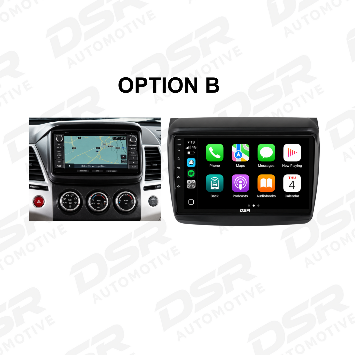 Mitsubishi Triton 2007-2015 DSR Head Unit