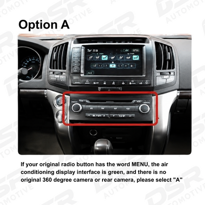 Toyota Land Cruiser 200 Series GX 2008-2021 and GXL 2008-2015 DSR Head Unit