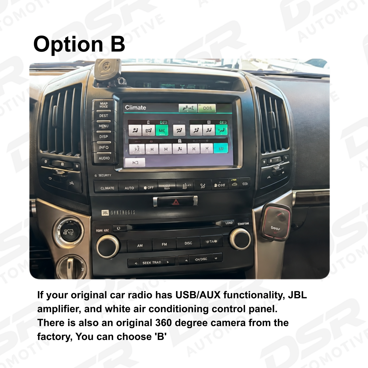Toyota Land Cruiser 200 Series GX 2008-2021 and GXL 2008-2015 DSR Head Unit