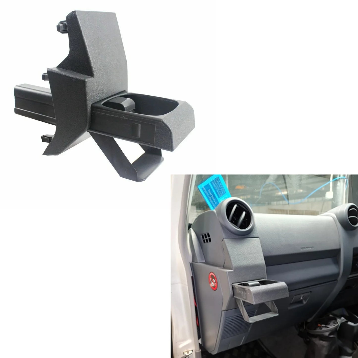 Toyota Land Cruiser 70 Series Cup Holder – LC70 LC71 LC75 LC76 LC77 LC78 LC79 (RHD)
