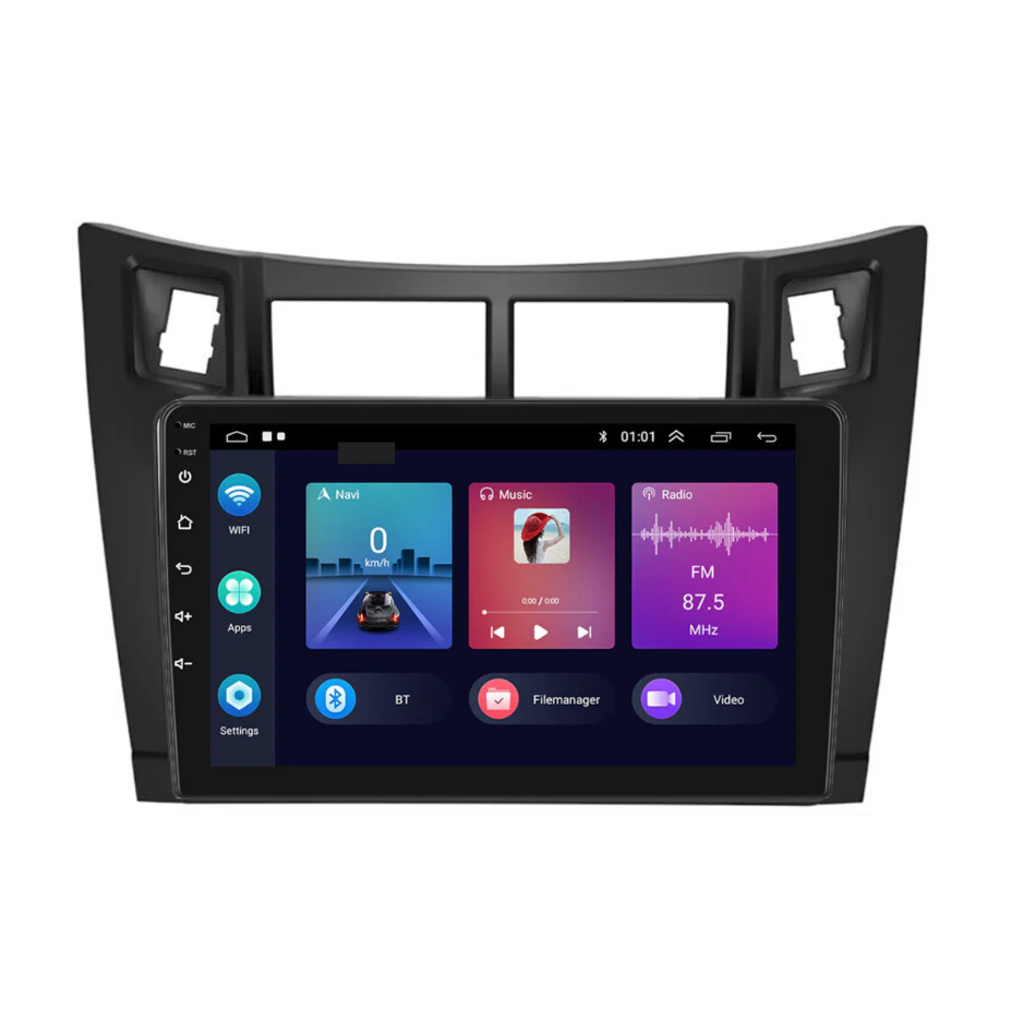 Toyota Vitz/Platz/Yaris 2005-2012 Apple CarPlay and Android Auto Head unit