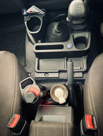 Centre Console Storage Box with USB – Fits Toyota Land Cruiser 70 Series LC76 LC77 LC78 LC79
