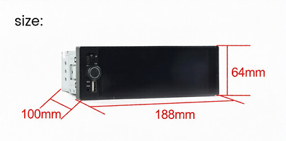 Single Din Universal DSR Head Unit