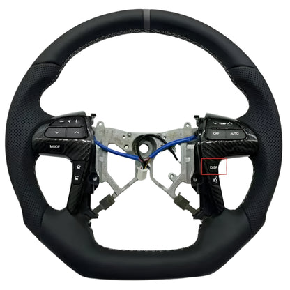 Carbon Fibre/Black Steering Wheel to Suit Toyota Hilux N70 Facelift (2011-2015)